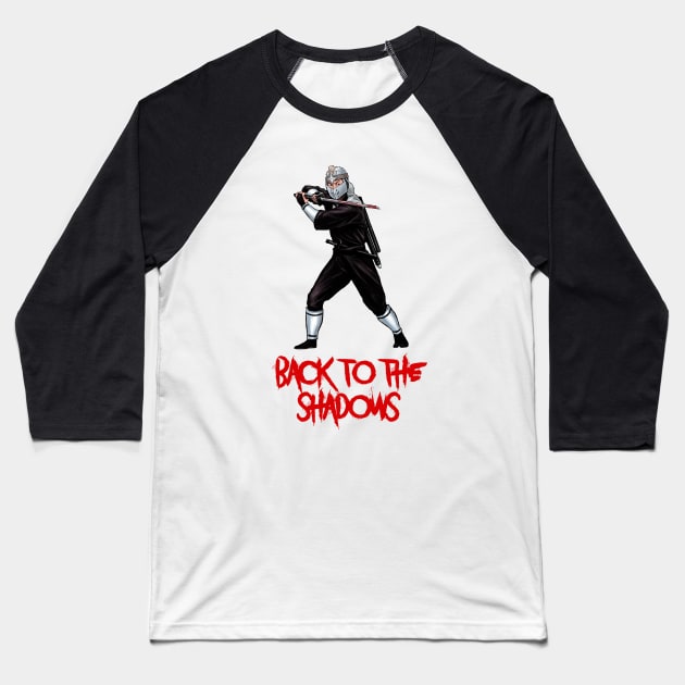 Back to the Shadows Baseball T-Shirt by PreservedDragons